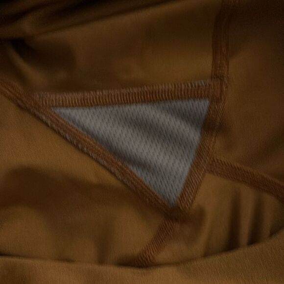 Athleta Elation Shine Tight In Tuscan Gold Size XL NWOT - Picture 9 of 9